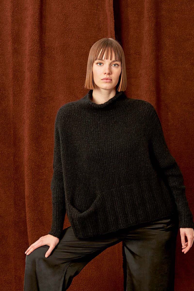 DAKOTA Top Down Ponchopullover