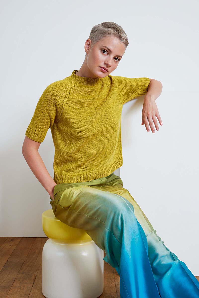 NIEVES Kurzarmpullover