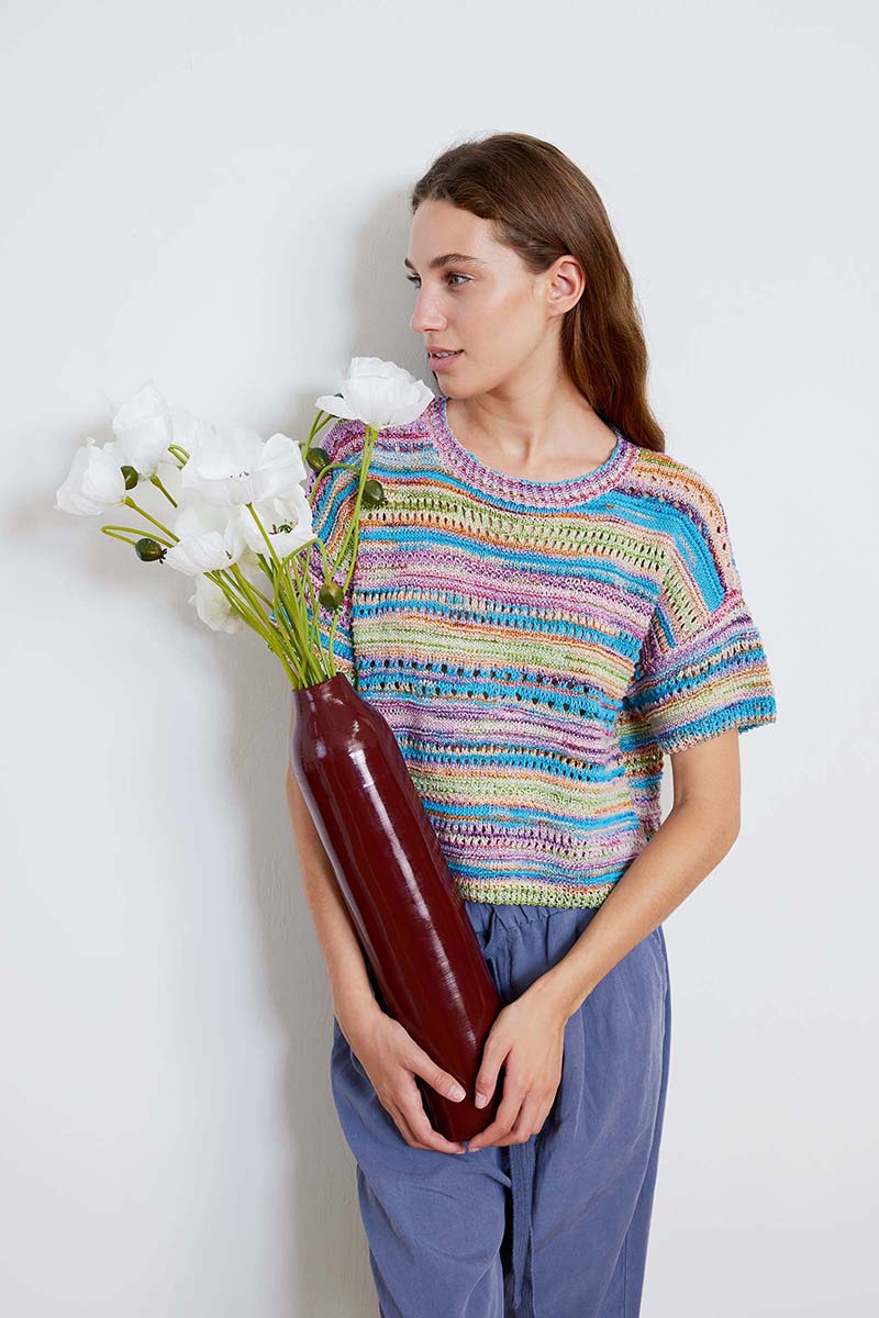 FRIA Kurzarmpullover