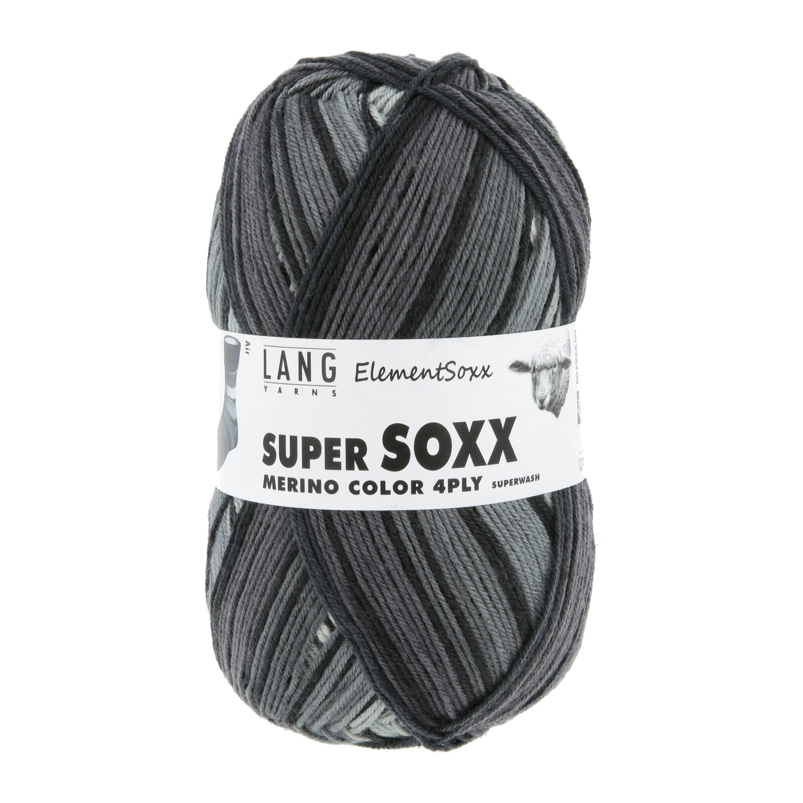 SUPER SOXX MERINO COLOR 4-FACH/4-PLY