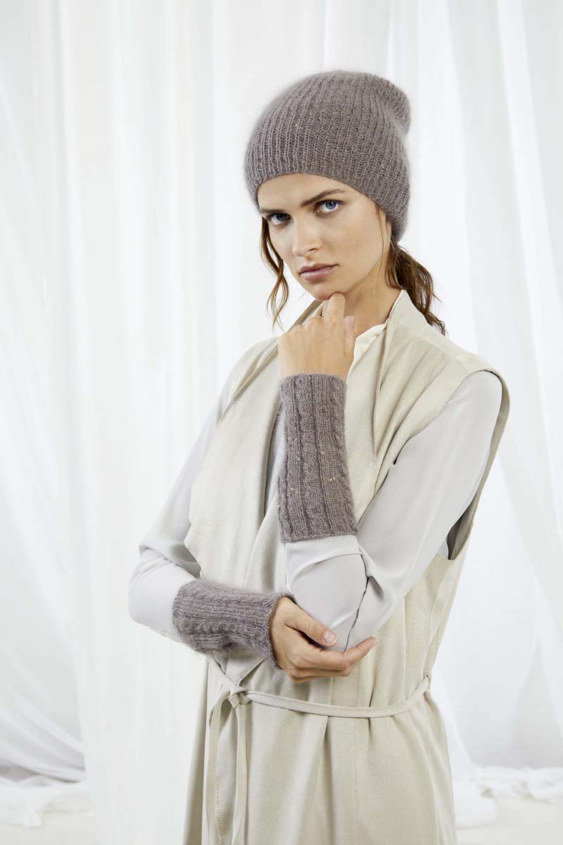 Pulswärmer und Mütze